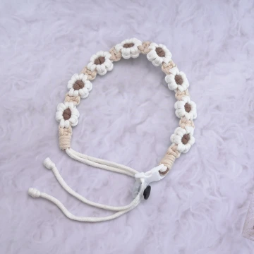 小雛菊編織×飲料杯繩×卡其