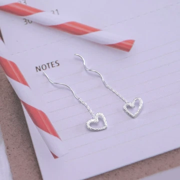 925銀針×斑瀾愛心×耳線