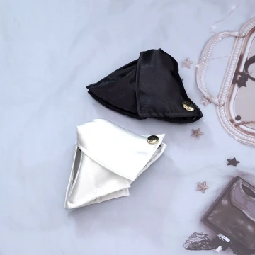 緞面包覆極簡風×鯊魚夾×共二色