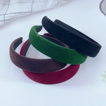 霧面絲絨&times;髮箍&times;共四色