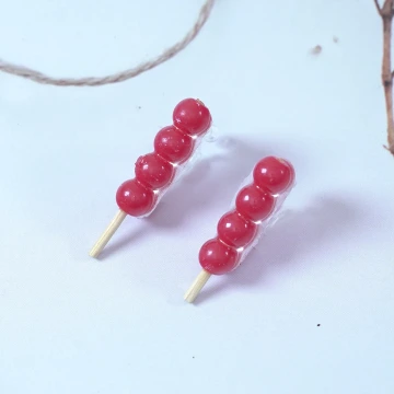 糖葫蘆×U型耳夾