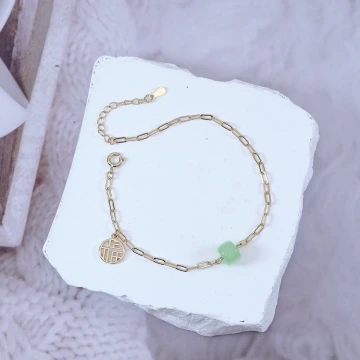 福字綠珠&times;手鍊