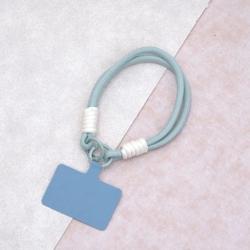 雙線素繩&times;手機腕帶掛繩&times;藍色