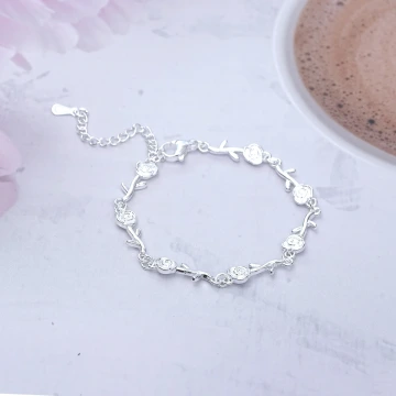 925銀飾&times;玫瑰花園&times;手鍊