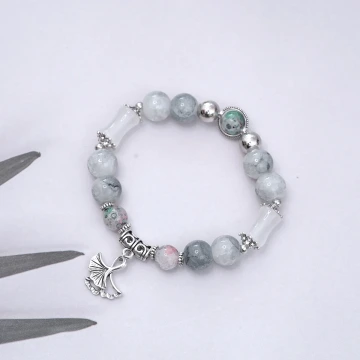 翠竹杏露&times;固定式串珠手鍊