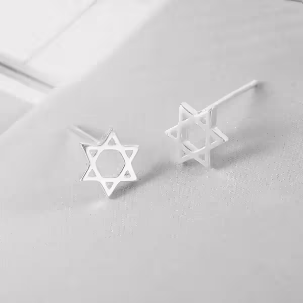 925銀針×六芒星×耳針