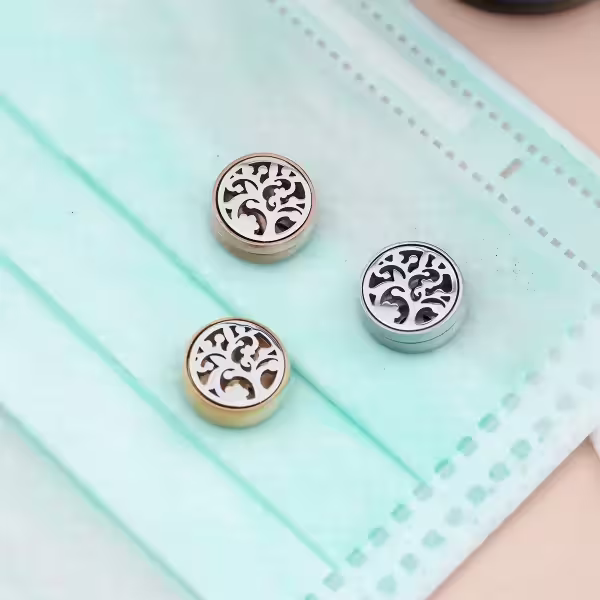 許願樹×口罩薰香磁釦×附八片綿芯×共三色