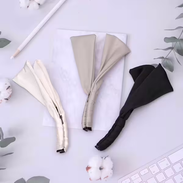  兔耳緞布×香蕉夾×共三色