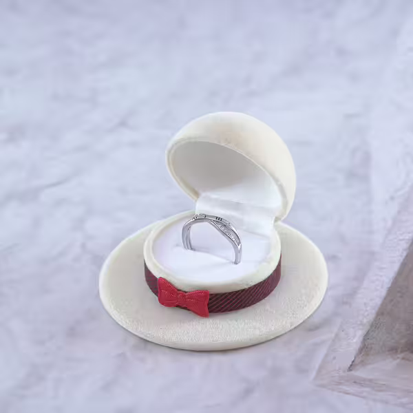 淑女帽×適用戒指/項鍊/手鍊×絨布盒