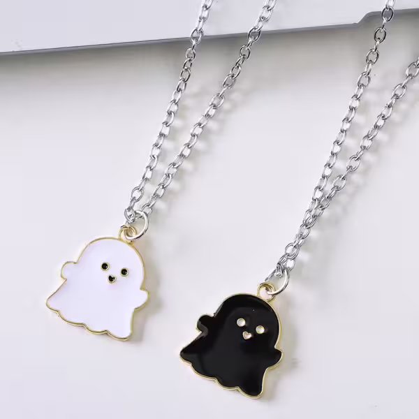 幽靈愛心小嘴×項鍊×共二色