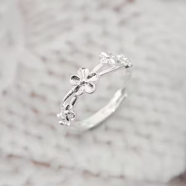 925銀飾&times;花藤雅韻&times;開口戒指