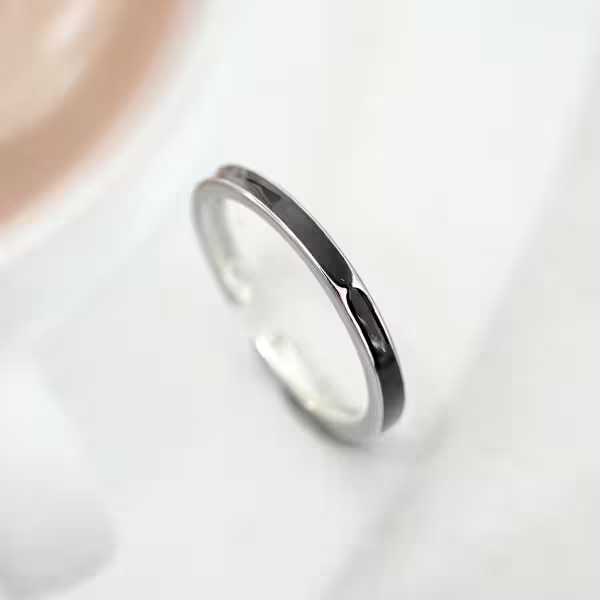 925銀飾&times;黑線序曲&times;開口戒指