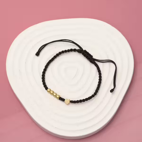 真心&times;黑繩&times;抽繩手鍊