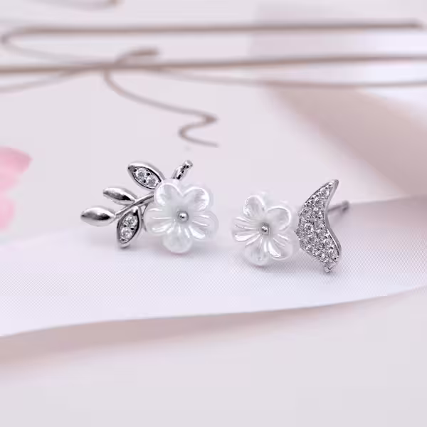 925銀針&times;鳥語花香&times;耳環