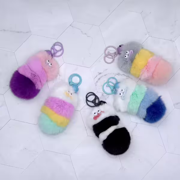 香腸嘴毛毛蟲&times;娃娃&times;掛件&times;共五色