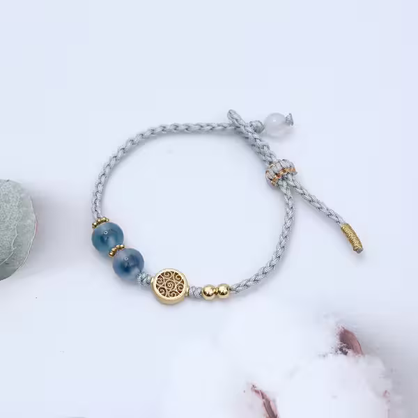 邃藍如意&times;抽繩手鍊