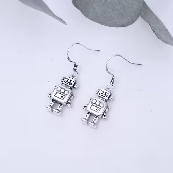 925銀針×復古機器人×耳勾
