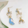 彩虹小馬與珍珠星星×不對稱吊墜耳環-第1張