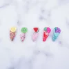 水果透明亮片&times;五套件BB髮夾組-第5張