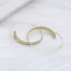金色啞光個性螺旋&times;耳勾-第4張
