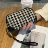 千鳥紋長版×手拿包×黑色-第3張