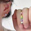 彩色小星星×三套件耳環組-第5張