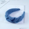 克萊因藍毛衣布×髮箍-第2張
