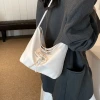結繩甜美皮革包×肩背包×白色-第6張
