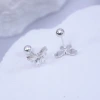 925耳針×小蝴蝶×轉珠耳環-第5張