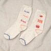 快樂薯條×中筒襪×二雙套件襪子組-第4張