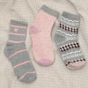 粉灰少女心&times;中筒襪&times;三雙套件襪子組-第1張