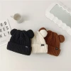 毛線小熊耳朵×毛帽×棕咖-第5張
