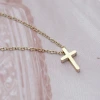 316鋼飾×十字架×項鍊×金色-第2張