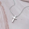 316鋼飾&times;十字架&times;項鍊&times;銀色-第4張