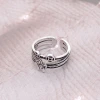 925銀飾&times;馬上有錢&times;開口戒指-第3張