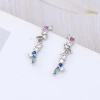 925銀針×波西亞米彩鑽×耳環-第1張