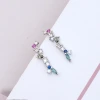 925銀針×波西亞米彩鑽×耳環-第2張