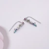 925銀針×波西亞米彩鑽×耳環-第3張