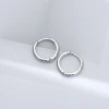 925銀針×13mm光面極簡圓環×耳扣-第2張