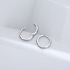 925銀針×13mm光面極簡圓環×耳扣-第3張