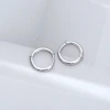 925銀針×13mm光面極簡圓環×耳扣-第4張