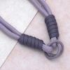 雙線素繩&times;手機腕帶掛繩&times;紫色-第4張