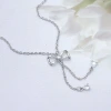 八字蝴蝶結流蘇&times;鎖骨項鍊-第1張