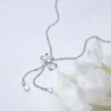 八字蝴蝶結流蘇&times;鎖骨項鍊-第2張