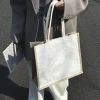 春語小碎花×肩背手提袋×白色-第4張