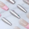 銀河甜心女孩亮面×穿戴式手指甲片×二十四入-第4張