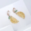 清新小檸檬×三角耳夾-第1張