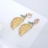 清新小檸檬×三角耳夾-第2張