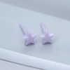 小星星×陶瓷×養耳棒×二套件耳環組×紫色-第3張