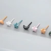 小星星×陶瓷×養耳棒×二套件耳環組×黑色-第4張